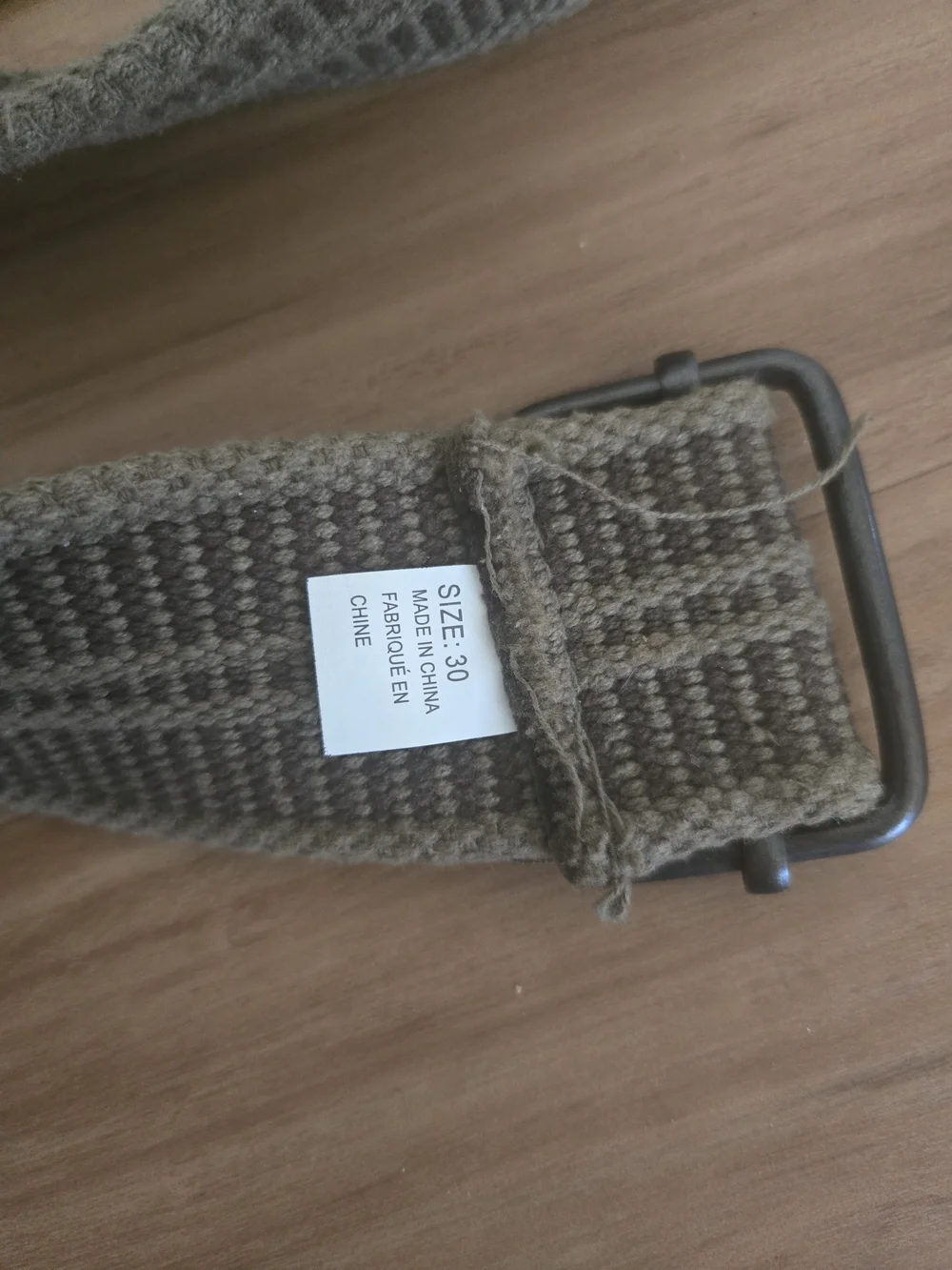 4/$15 Adjustable Olive Green Webbing Belt Strap for Men Sz 30